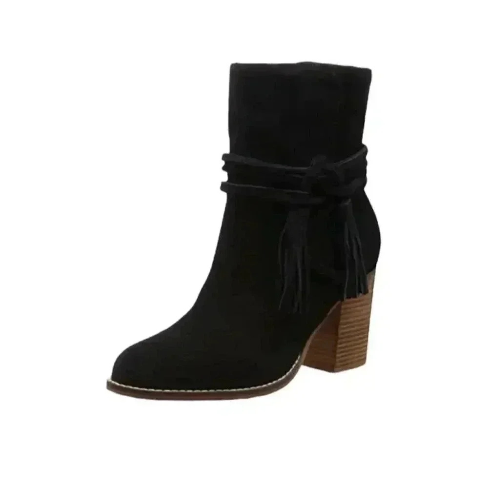 Aldo Contessina Black Leather Boots